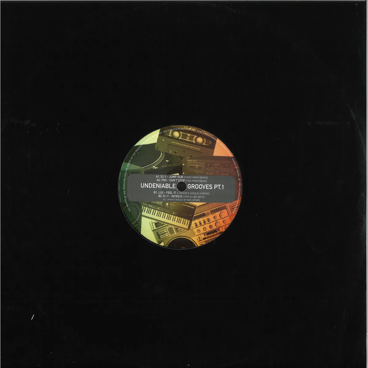 Back cover — Various — Undeniable Grooves Pt. 1