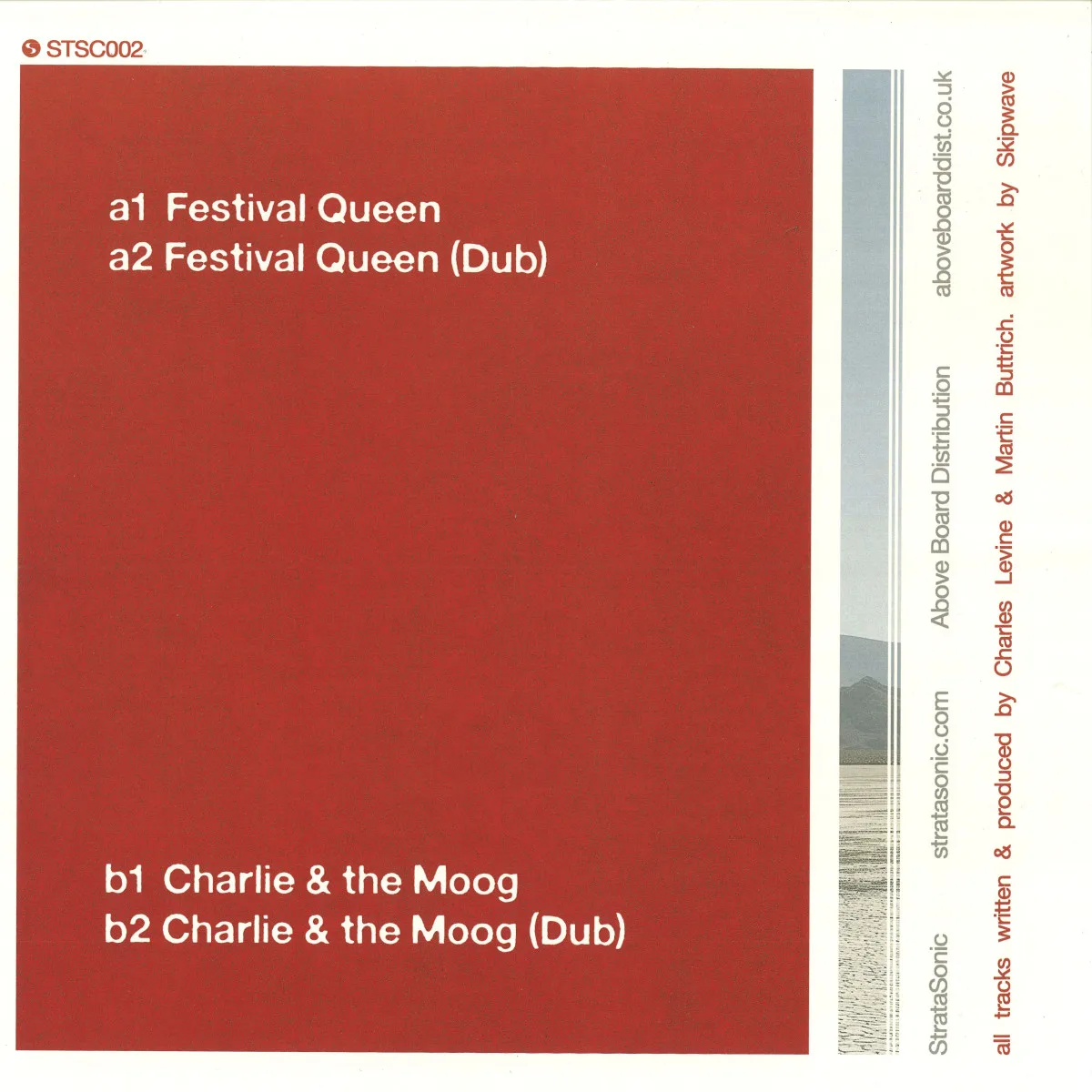 Обратная сторона обложки — Charles Levine & Martin Buttrich — Festival Queen