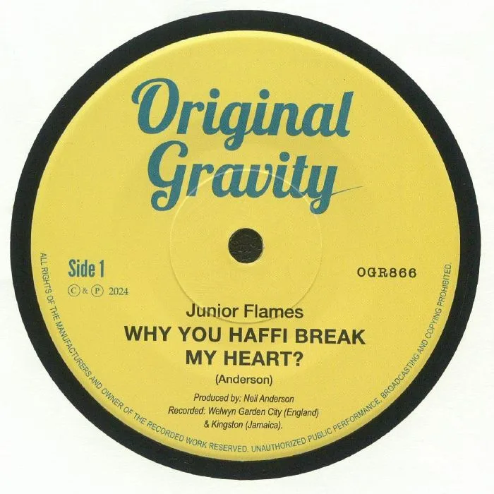 JUNIOR FLAMES / WOODFIELD RD ALLSTARS — Why You Haffi Break My Heart?
