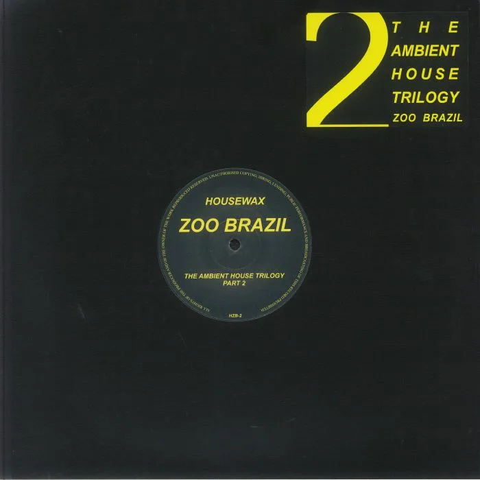 Лицевая сторона обложки — ZOO BRAZIL — The Ambient House Trilogy Part 2