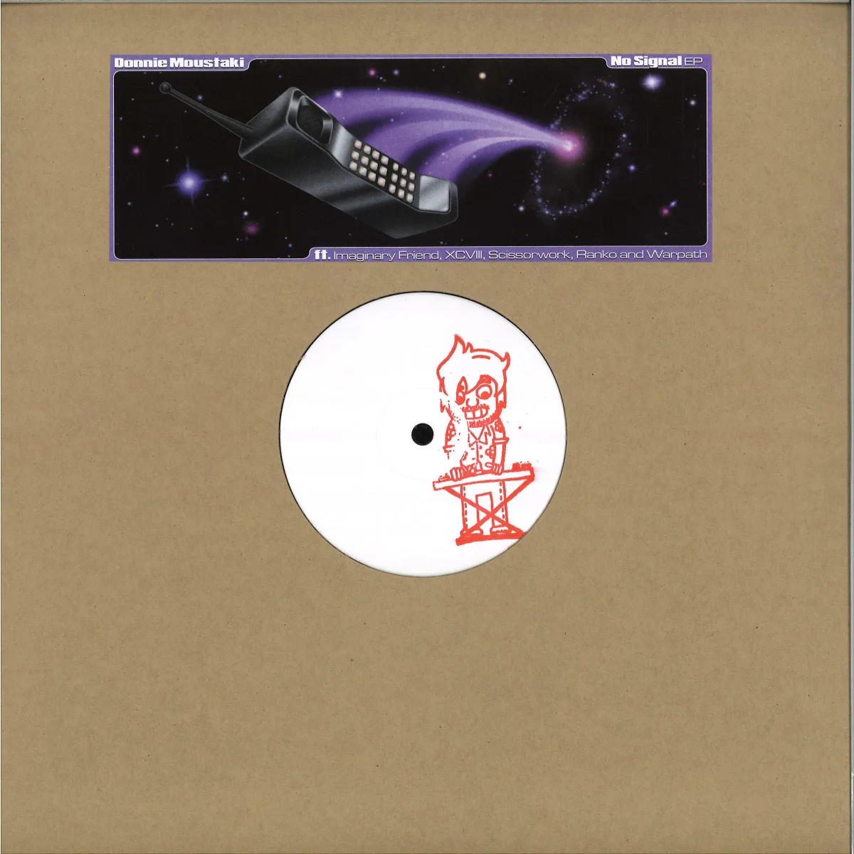 Лицевая сторона обложки — Donnie Moustaki — No Signal EP