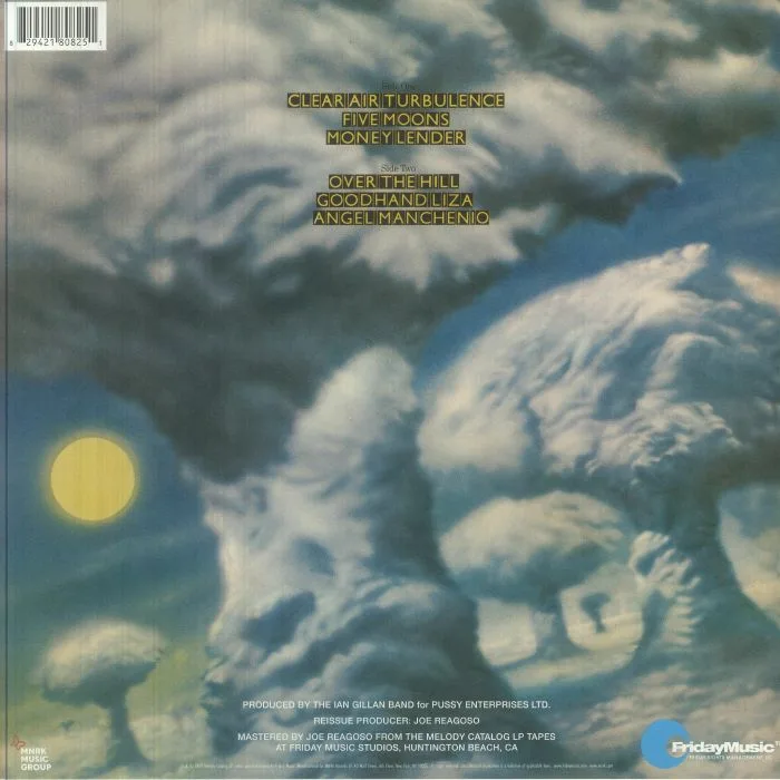 Обратная сторона обложки — IAN GILLAN BAND — Clear Air Turbulence