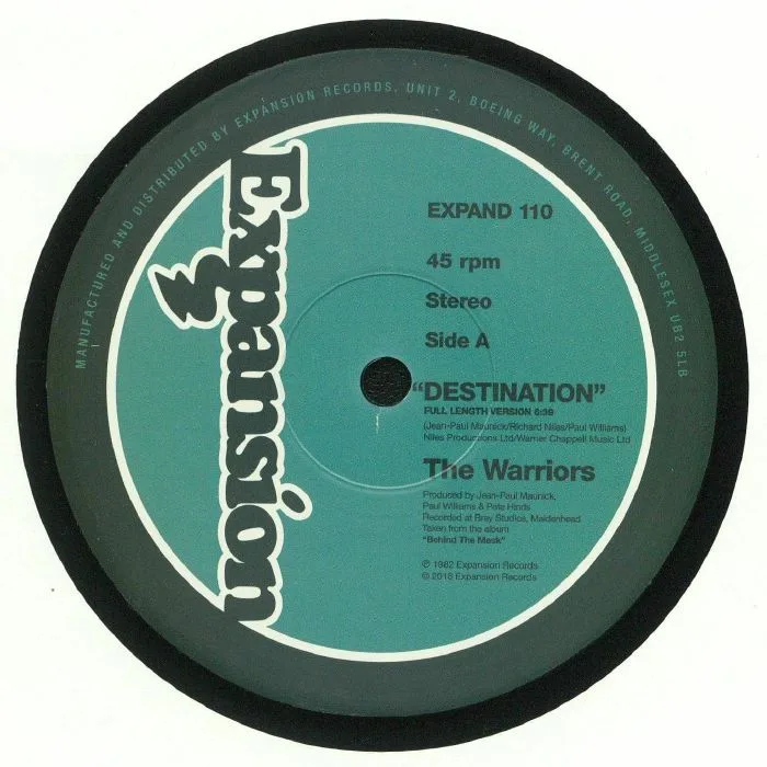 Front cover — The WARRIORS — Destination