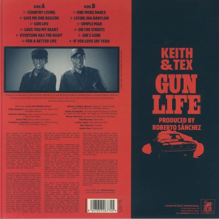 Back cover — KEITH & TEX — Gunlife