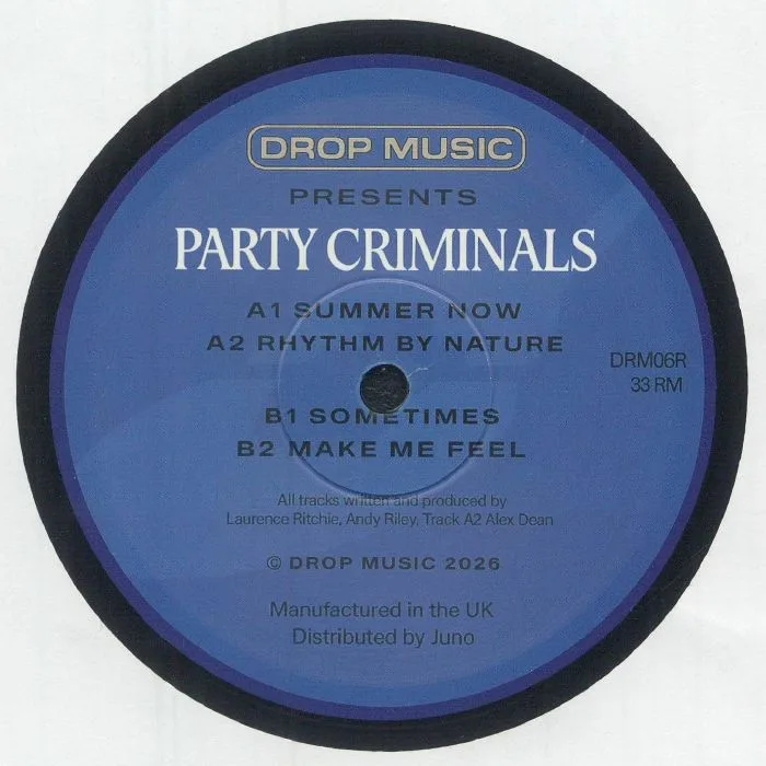 Front cover — INLAND KNIGHTS — Party Criminals (reissue)