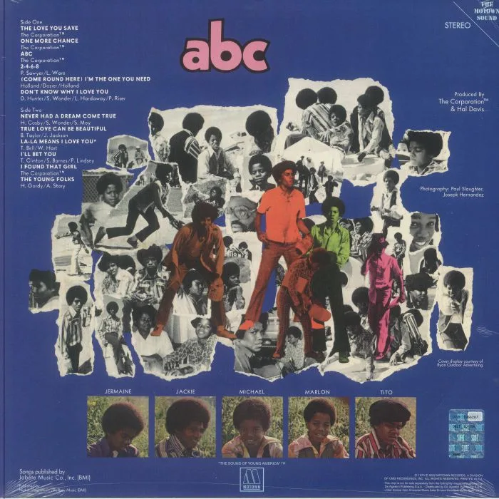 Обратная сторона обложки — JACKSON 5 — ABC (reissue)