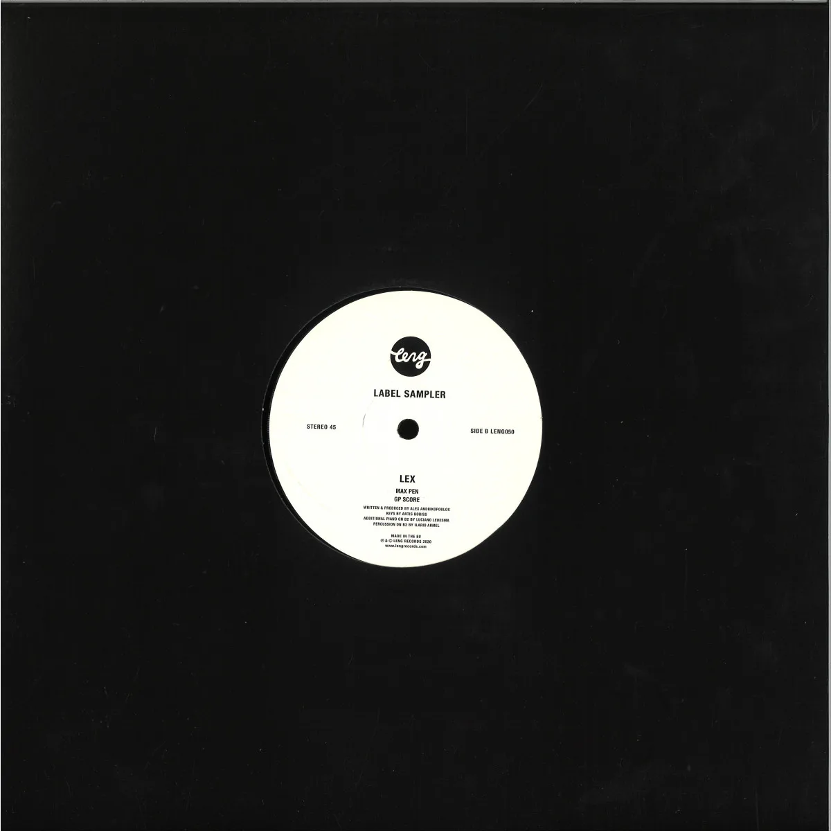 Back cover — Qna/Lex — 10 Years Label Sampler Vol 1