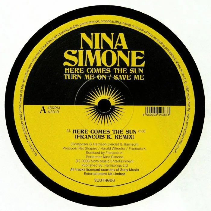Лицевая сторона обложки — Nina SIMONE — remixes (B-STOCK)