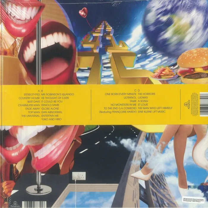 Back cover — BLUR — The Great Escape (30th Anniversary Edition)