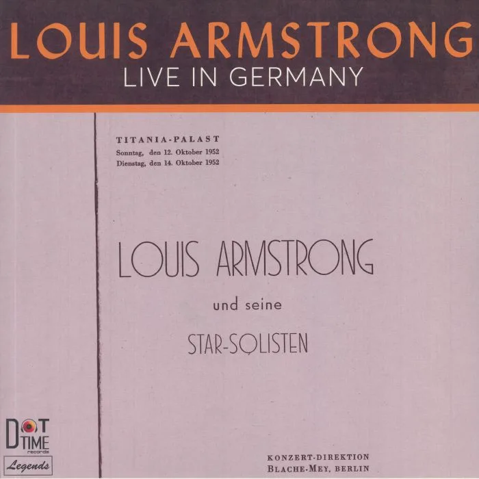Front cover — Louis ARMSTRONG — Live In Germany