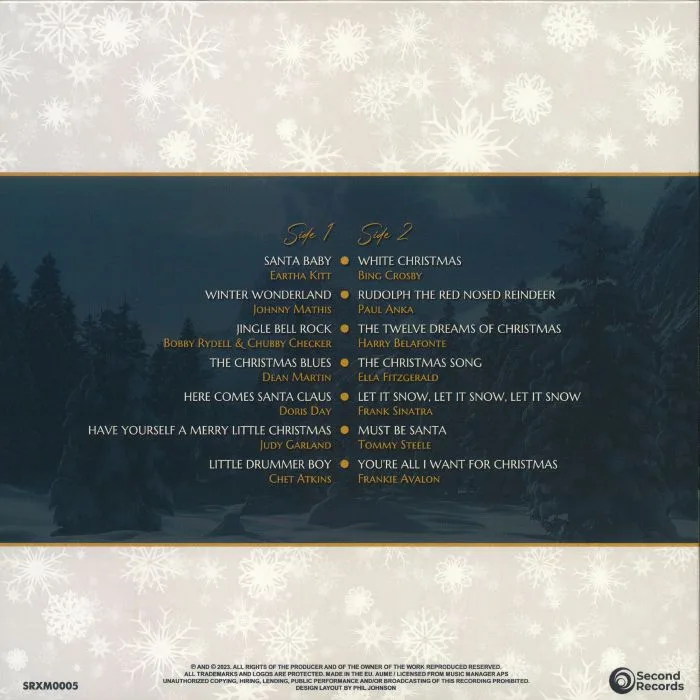 Обратная сторона обложки — VARIOUS — Winter Wonderland: 14 Christmastime Classics
