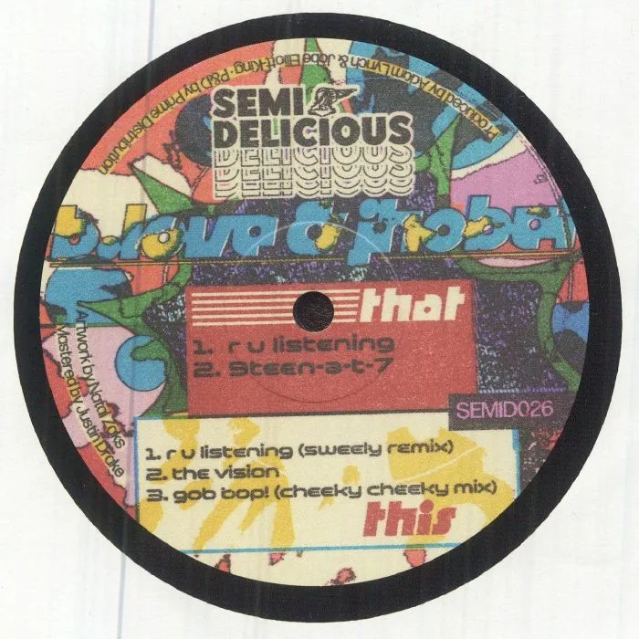 Back cover — JHOBEI / B LOVE — R U Listening