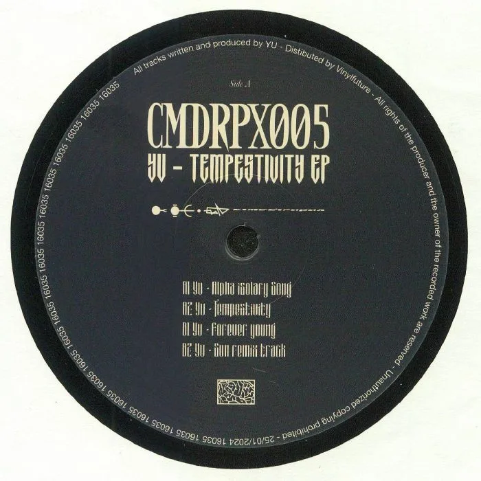 Front cover — YU — Tempestivity EP
