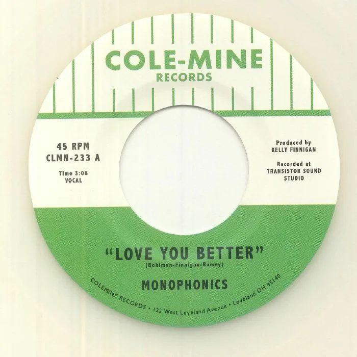 Лицевая сторона обложки — MONOPHONICS / KELLY FINNIGAN — Love You Better