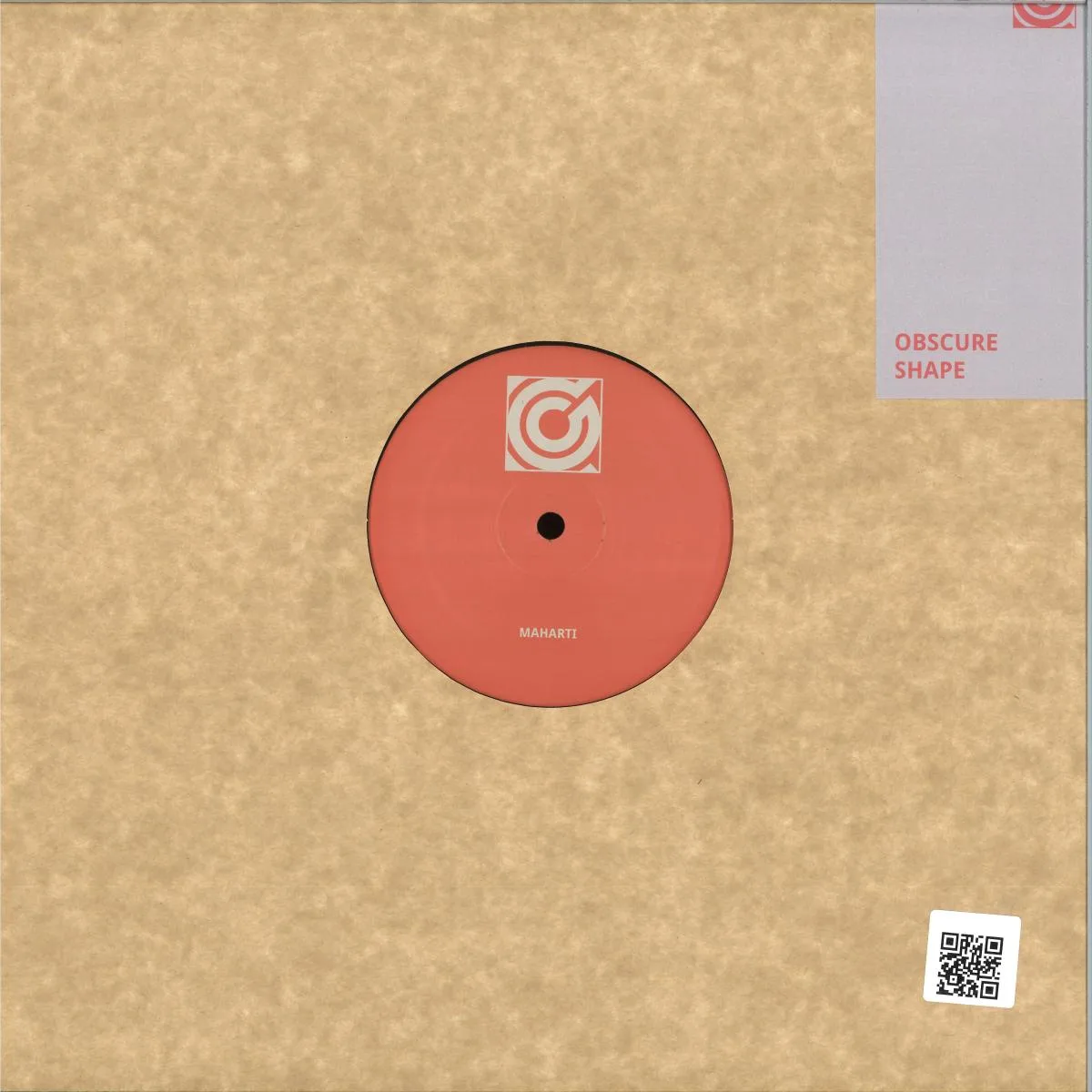 Back cover — Obscure Shape & Maharti — Clergy Splits