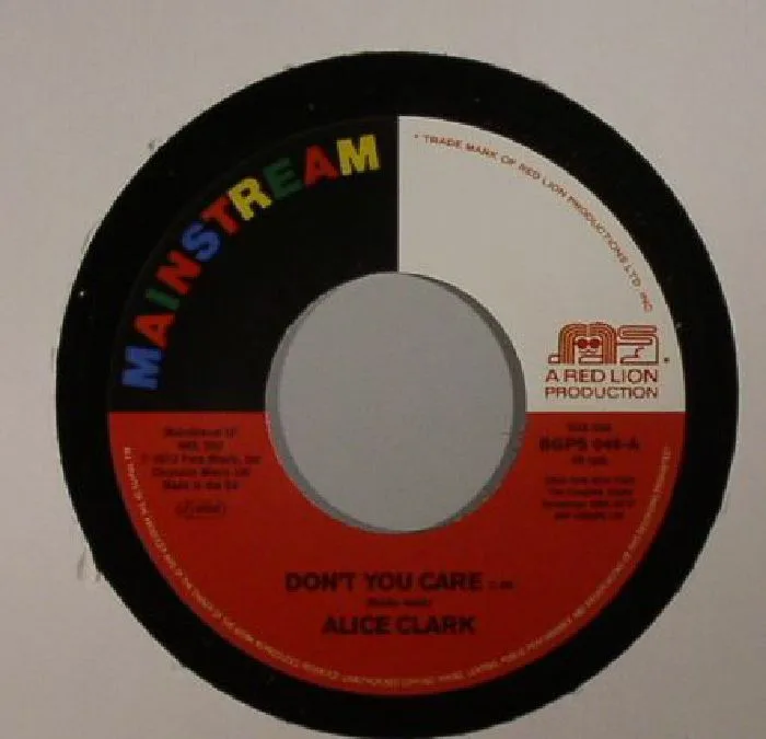Front cover — Alice CLARK — Don't You Care