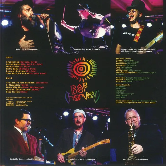 Back cover — Bop HARVEY — Better Angels