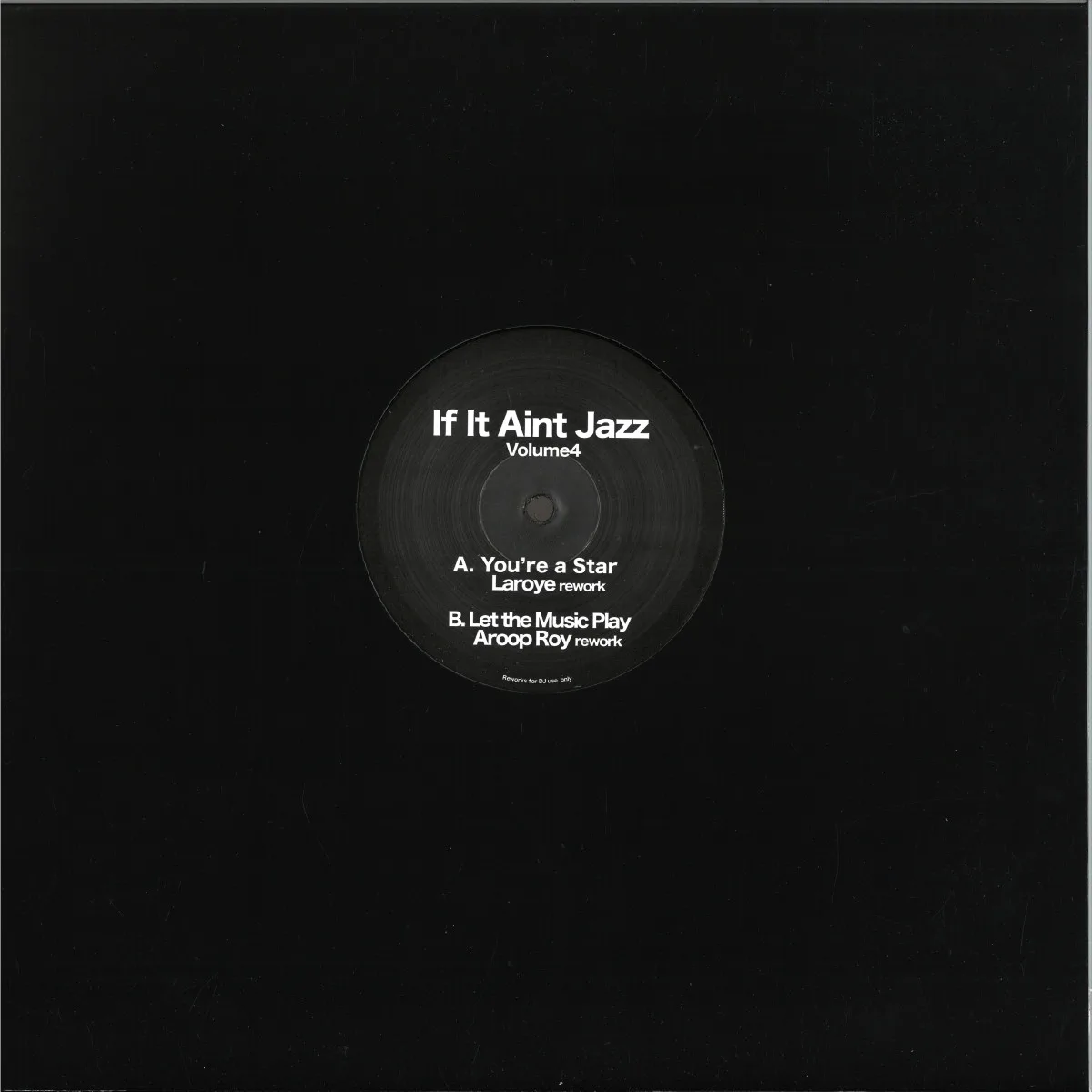 Back cover — Laroye/Aroop Roy — IF IT AIN'T JAZZ VOL. 4
