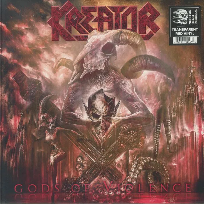 Лицевая сторона обложки — KREATOR — Gods Of Violence
