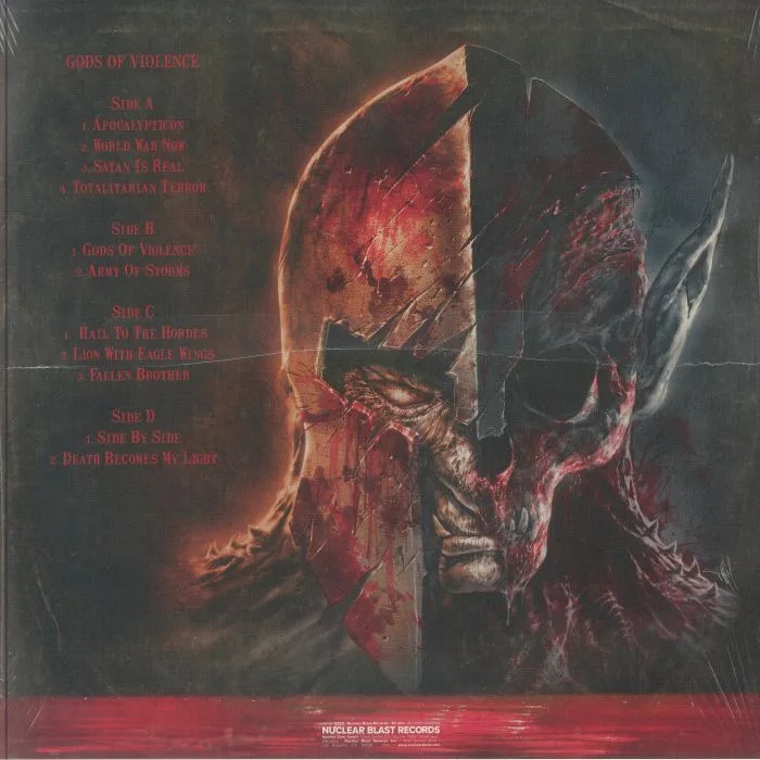 Обратная сторона обложки — KREATOR — Gods Of Violence