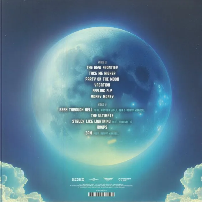 Обратная сторона обложки — BLISS N ESO — The Moon: The Light Side