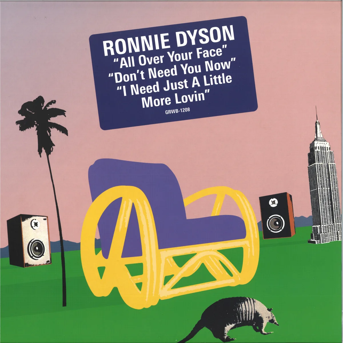 Front cover — Ronnie Dyson — ALL OVER YOUR FACE