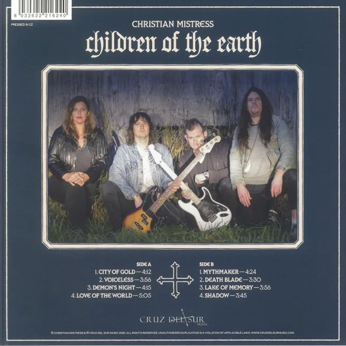 Back cover — CHRISTIAN MISTRESS — Children Of The Earth