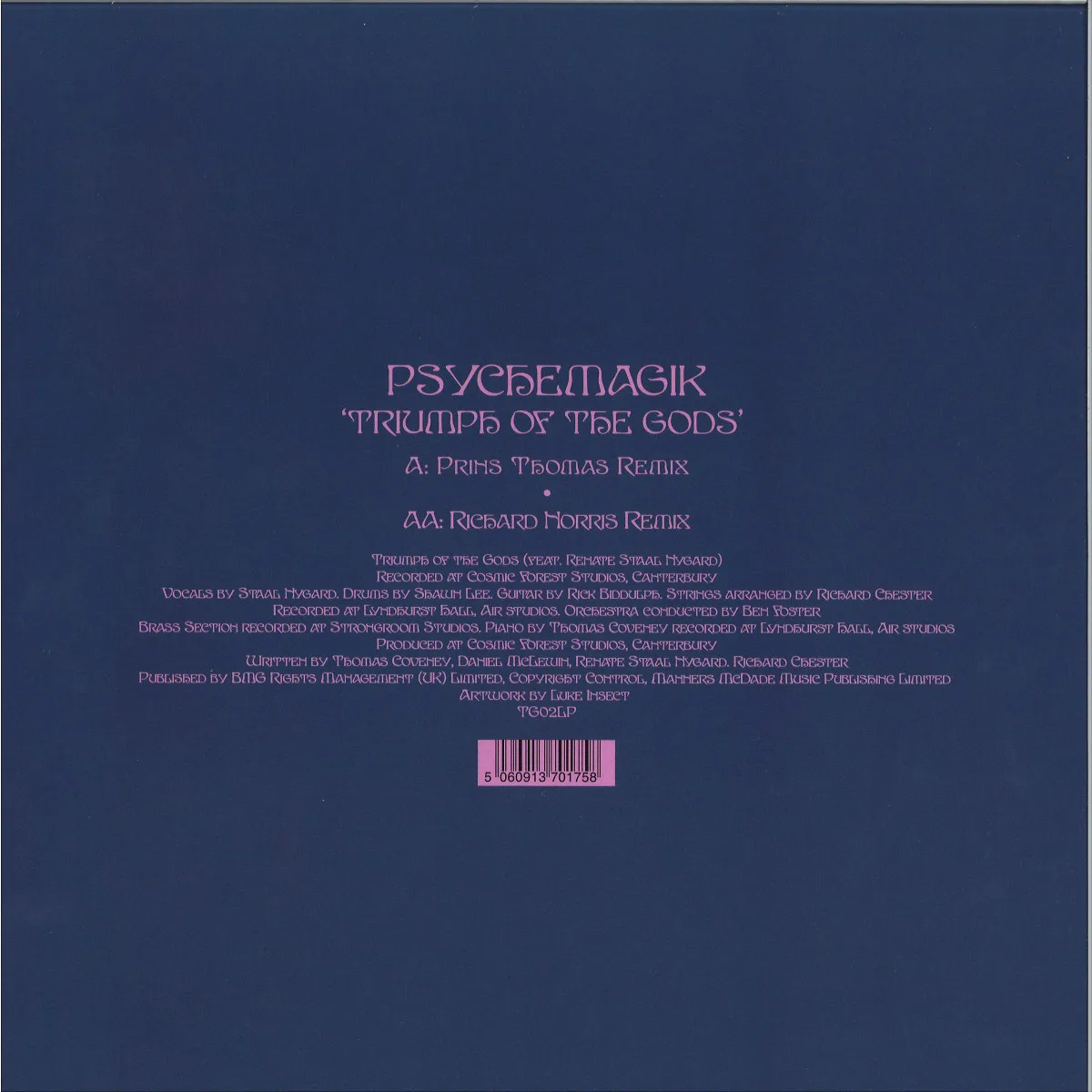 Back cover — Psychemagik — Triumph Of The Gods