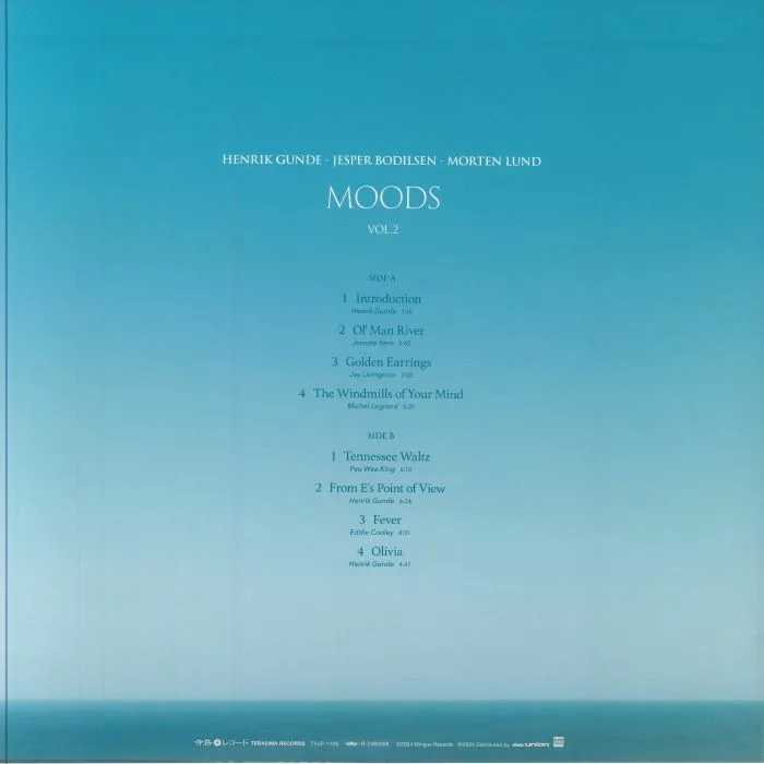 Обратная сторона обложки — Henrik GUNDE / JESPER BODILSEN / MORTEN LUND — Moods Vol 2