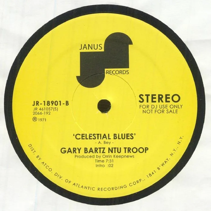 Обратная сторона обложки — Andy BEY / GARY BARTZ NTU TROOP — Celestial Blues