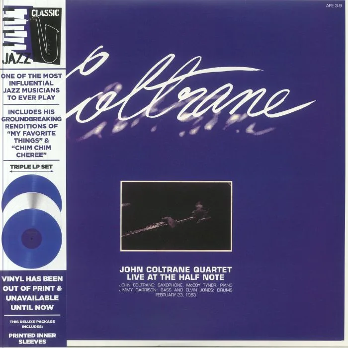 JOHN COLTRANE QUARTET — Live At The Half Note (reissue)