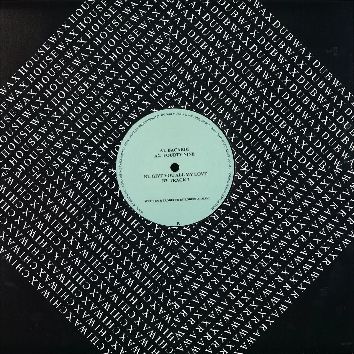 Back cover — Robert Armani — Fourty Nine Ep