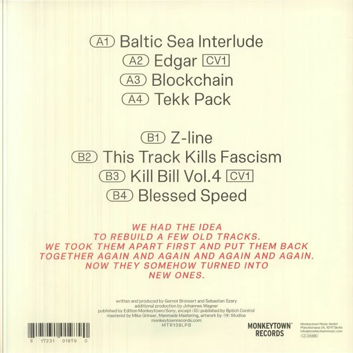 Back cover — MODESELEKTOR — Classics Vol 1