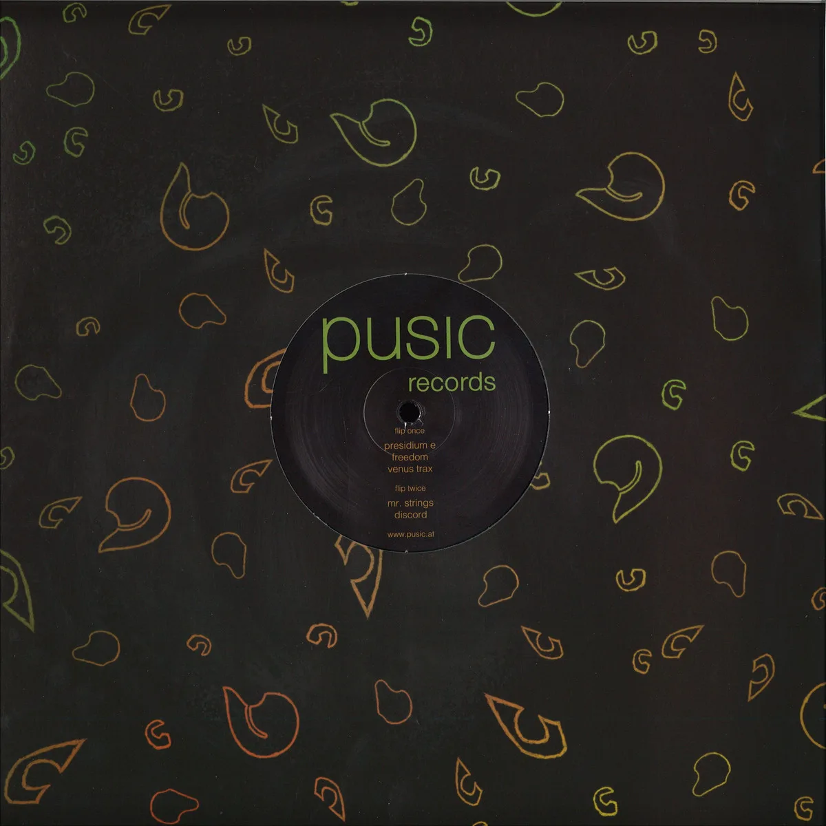 Back cover — Marcel Lune — Pusic Records Marcel Lune Ep