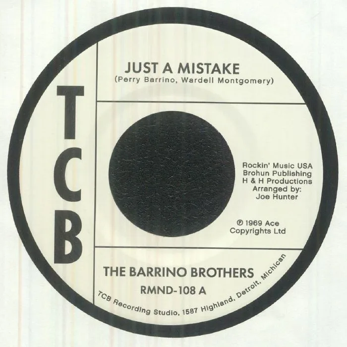 The BARRINO BROTHERS — Just A Mistake