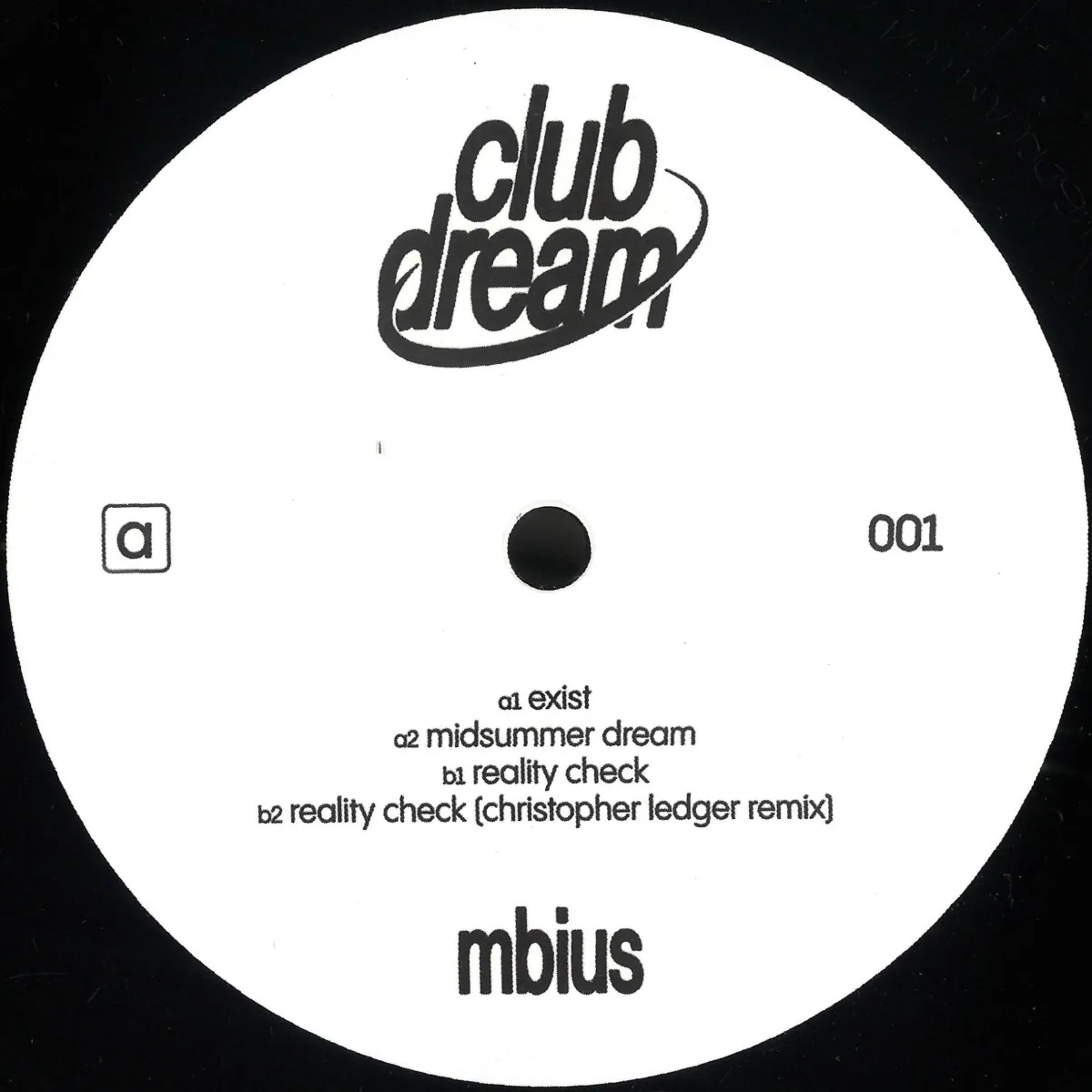 Front cover — Mbius — Club Dream 001