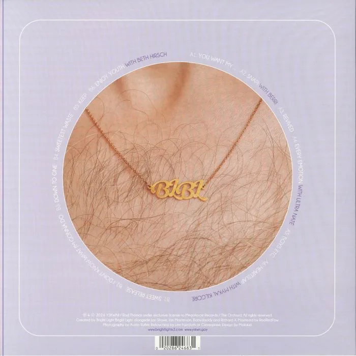 Back cover — BRIGHT LIGHT BRIGHT LIGHT — Enjoy Youth