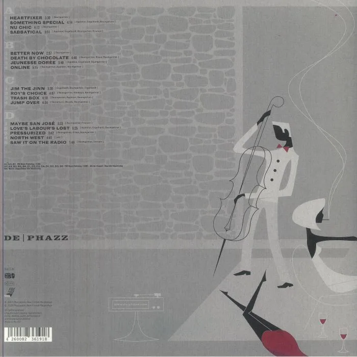 Back cover — DE PHAZZ — Death By Chocolate (25th Anniverdary Edition)