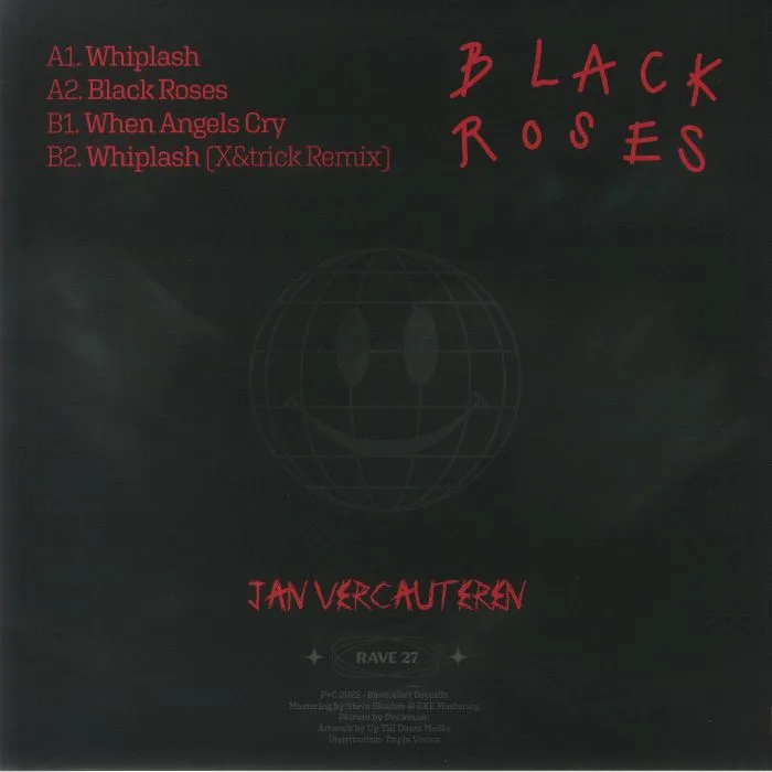 Обратная сторона обложки — Jan VERCAUTEREN — Black Roses EP