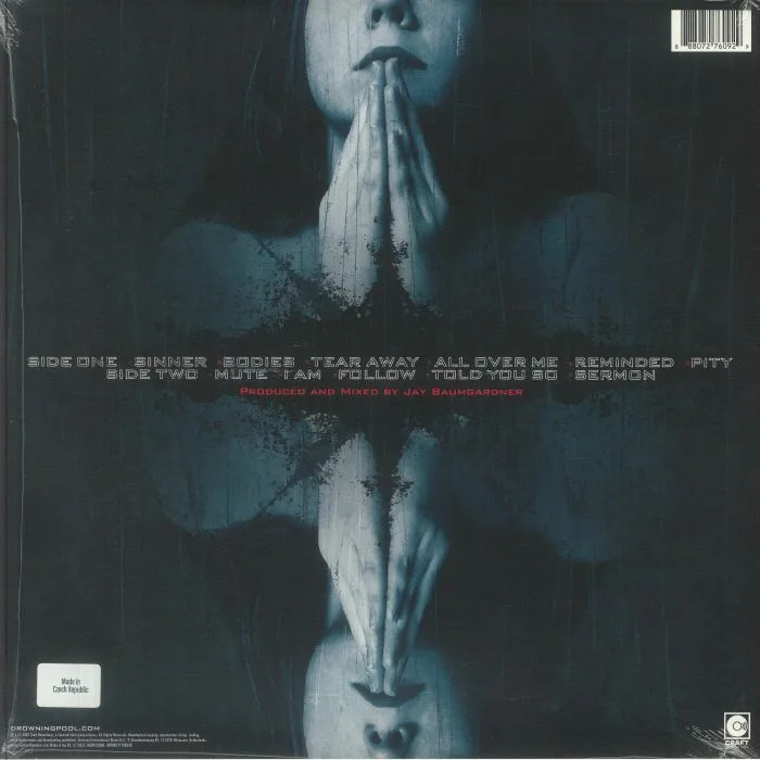 Обратная сторона обложки — DROWNING POOL — Sinner (25th Anniversary Edition)