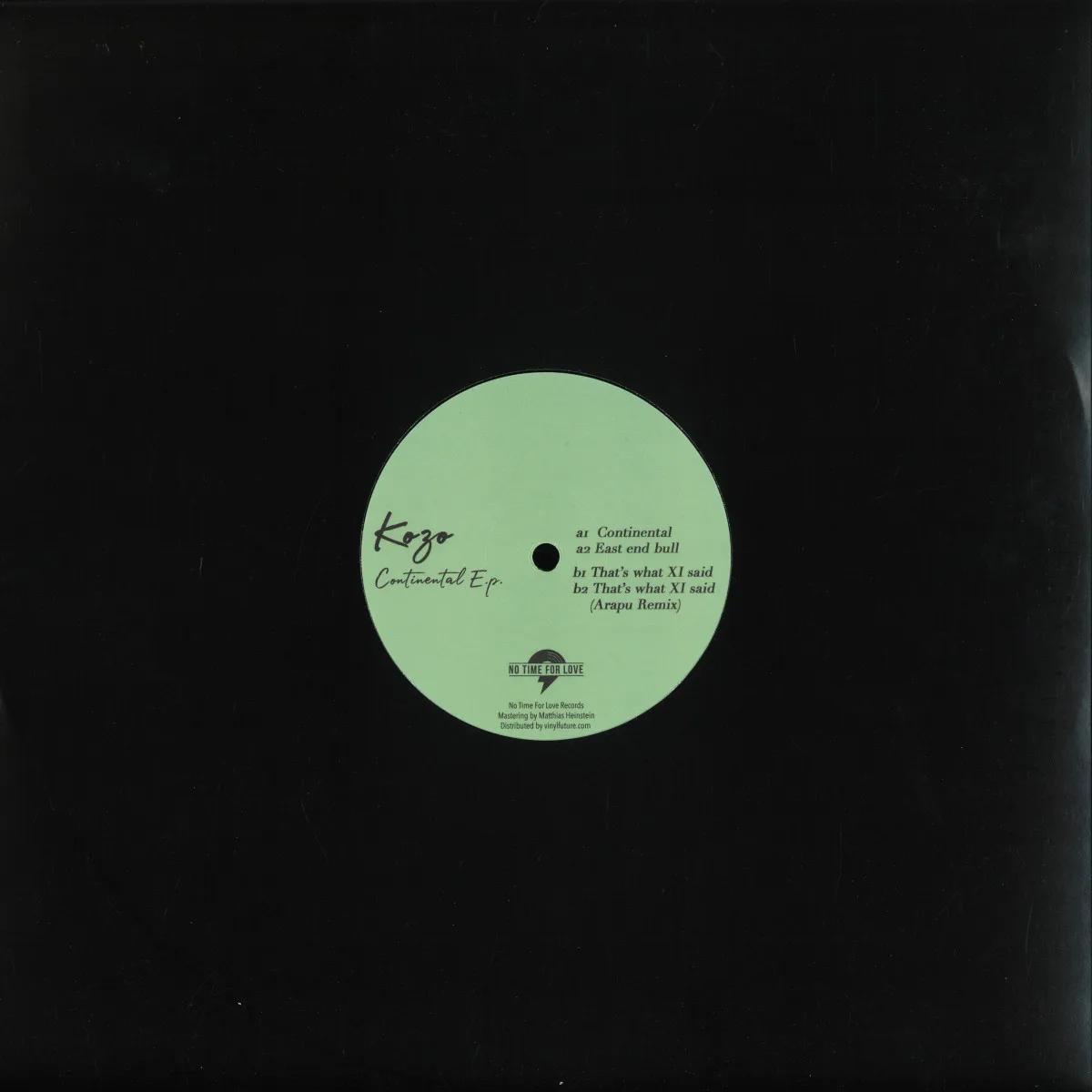 Back cover — Kozo — Continental EP