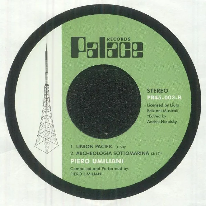 Back cover — Piero UMILIANI — Open Space EP