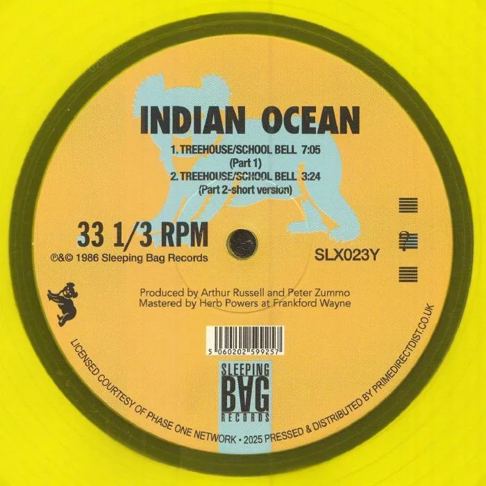 Back cover — INDIAN OCEAN — Treehouse / School Bell (Record Store Day RSD 2025)