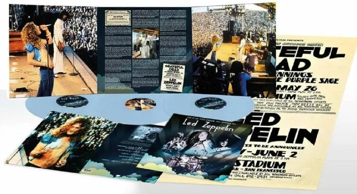Back cover — LED ZEPPELIN — Live At The Kezar Stadium San Francisco 1973