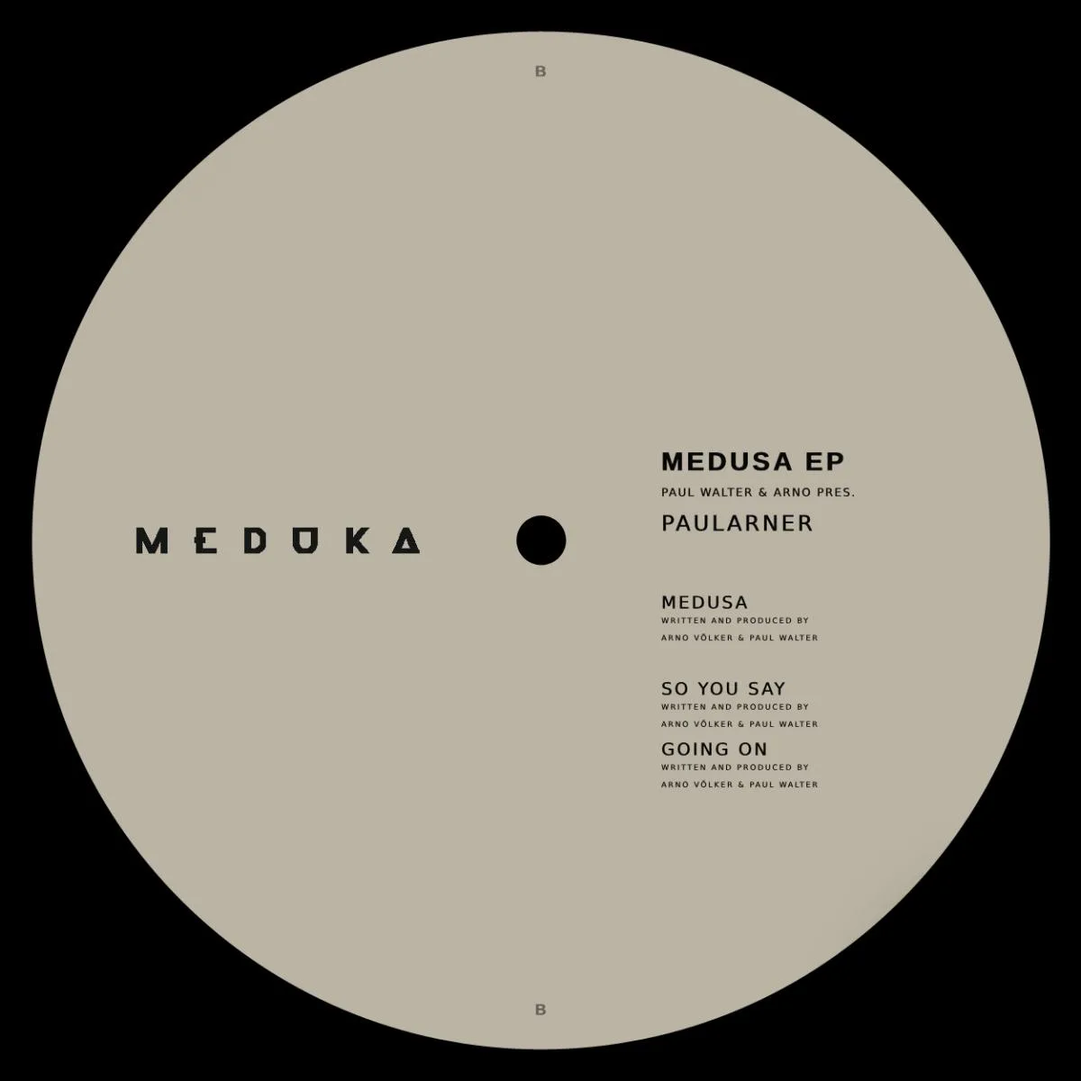 Back cover — Paularner — Medusa EP