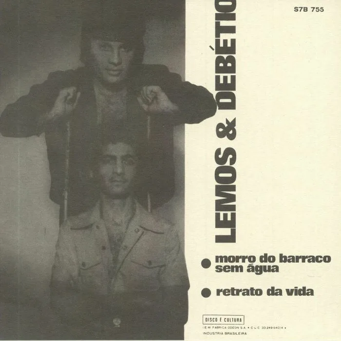Back cover — Toninho LEMOS / PAULO DEBETIO — Morro Do Barraco Sem Agua (reissue)