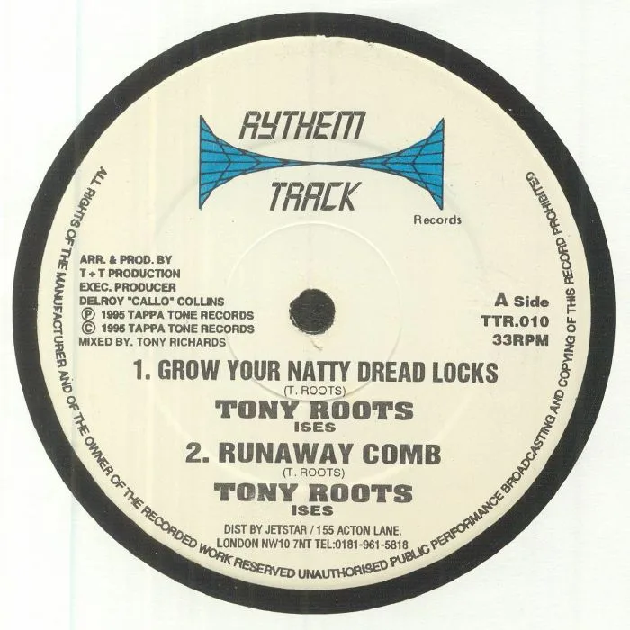 TONY ROOTS / ISES — Grow Your Natty Dread Locks