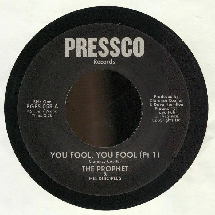 Front cover — The PROPHET & HIS DISCIPLES — You Fool You Fool