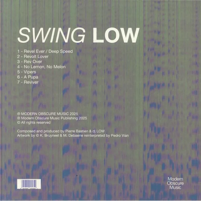Back cover — Pierre BASTIEN / DJ LOW — Swing Low