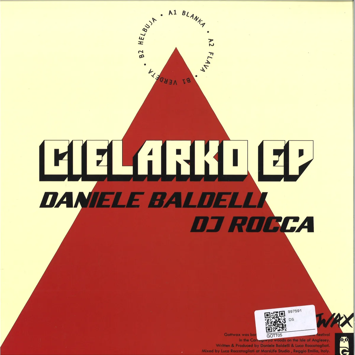 Обратная сторона обложки — Daniele Baldelli&Dj Rocca — Cielarko EP